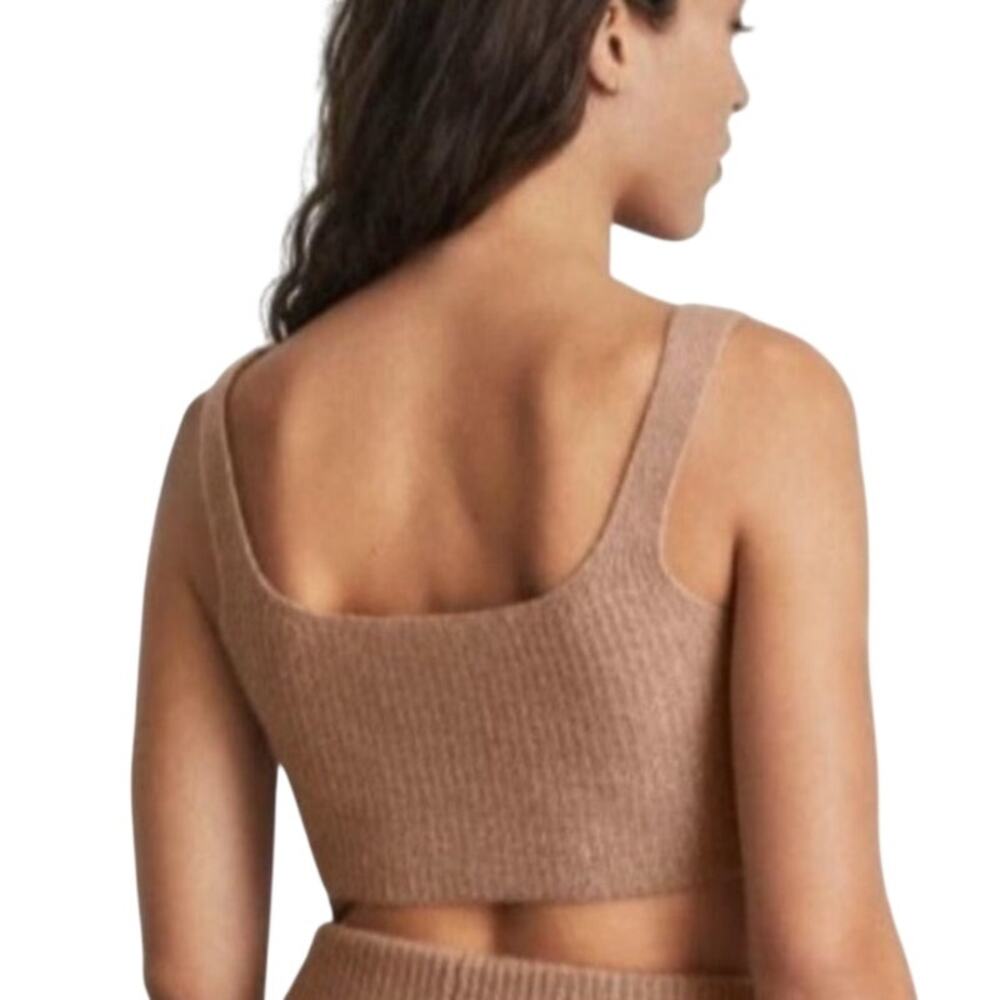 Everlane NEW Size Medium Womens The Cozy Stretch Cropped Tank - Picture 2 of 5